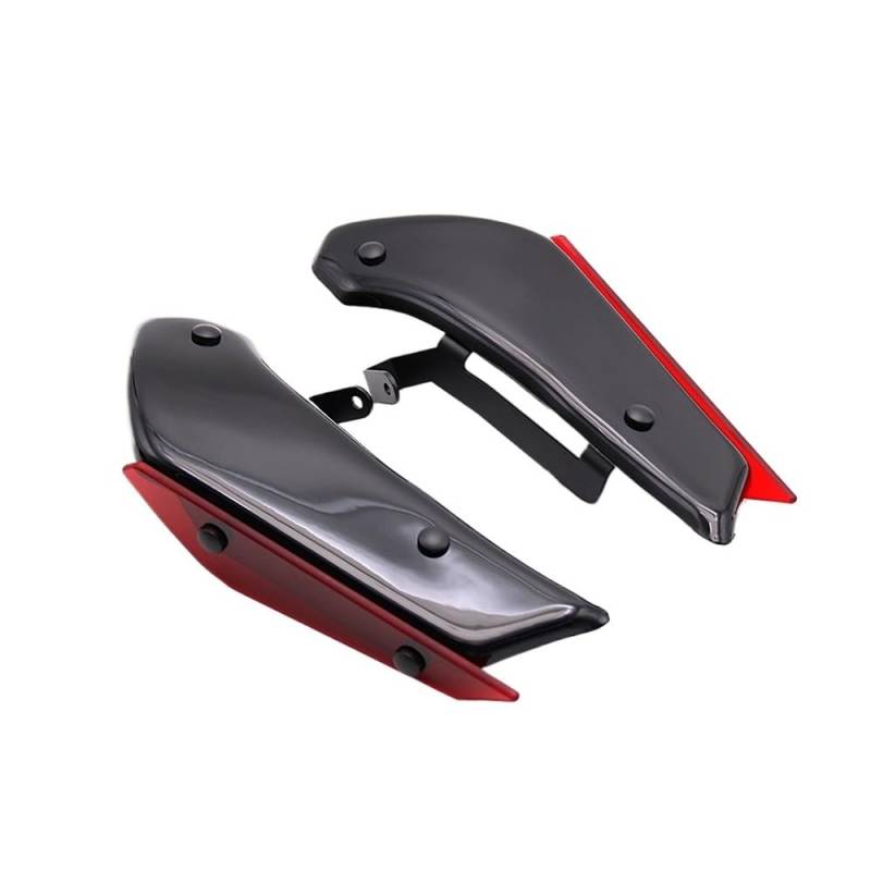 Motorrad Sie Downforce Sport Spoier Aerodynamiche Feste Wiglet Verkleiung Flügel Abdeckung Für S1000RR Für S1000 RR(Red) von SPeesy