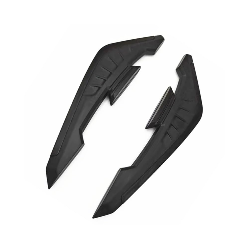 Motorrad-Spoiler Motorrad-Frontverkleidung, Aerodynamische Winglets Motorrad-Vorderseitenspoiler Flügelverkleidung Luftabweiser Für(Black) von SPeesy