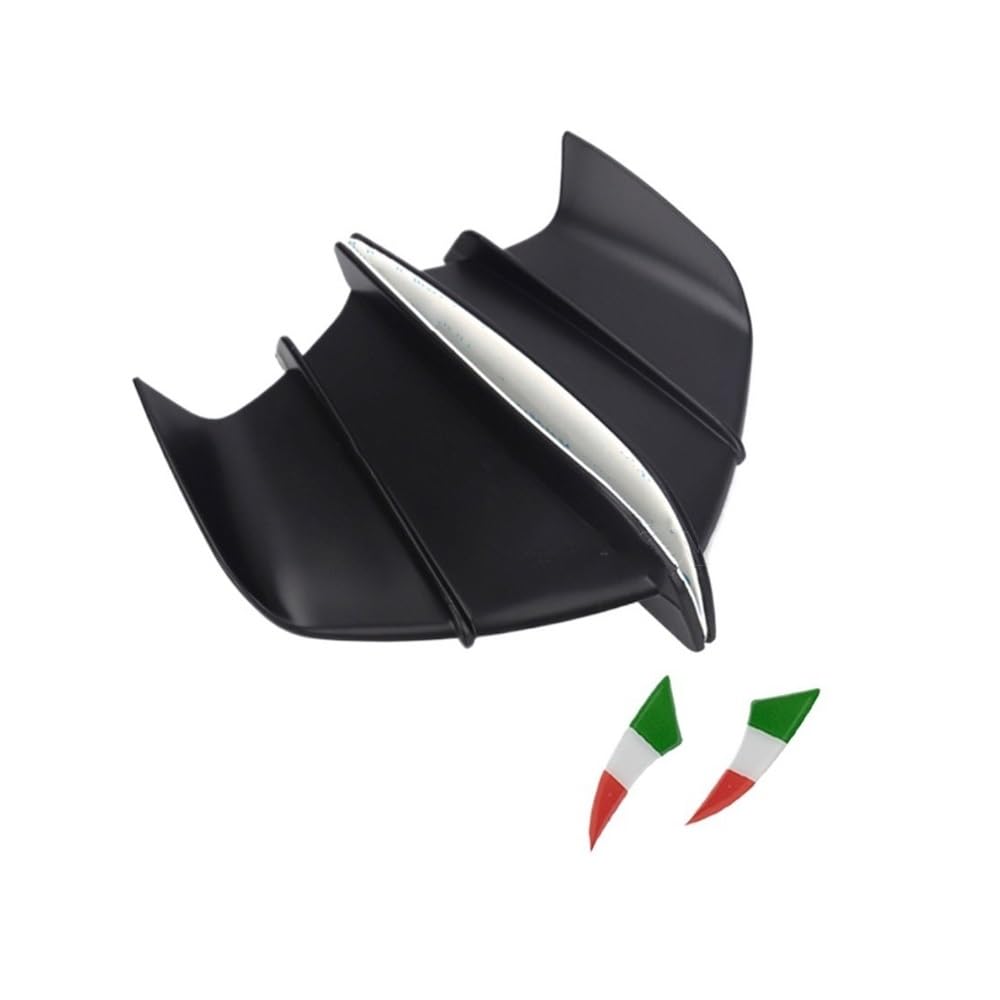 Motorrad Universal Aerodynamische Spoiler Flügel Kit Feste Winglet Verkleidung Flügel Für CRF1000 Für VFR400 Für RVF400 Für VFR750 Für VFR800(Color-E) von SPeesy