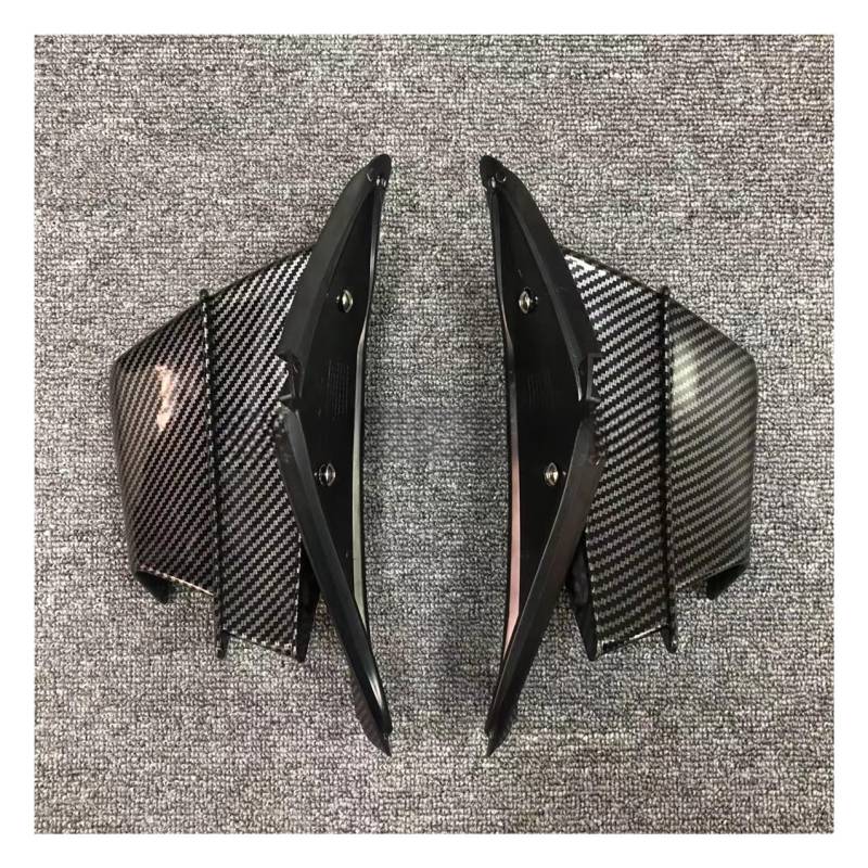 Motorrad Verkleidung Seite Winglet Aerodynamische Flügel Deflektor Spoiler Für CB650R Für CBR650R 2019-2023(Carbon fibre) von SPeesy