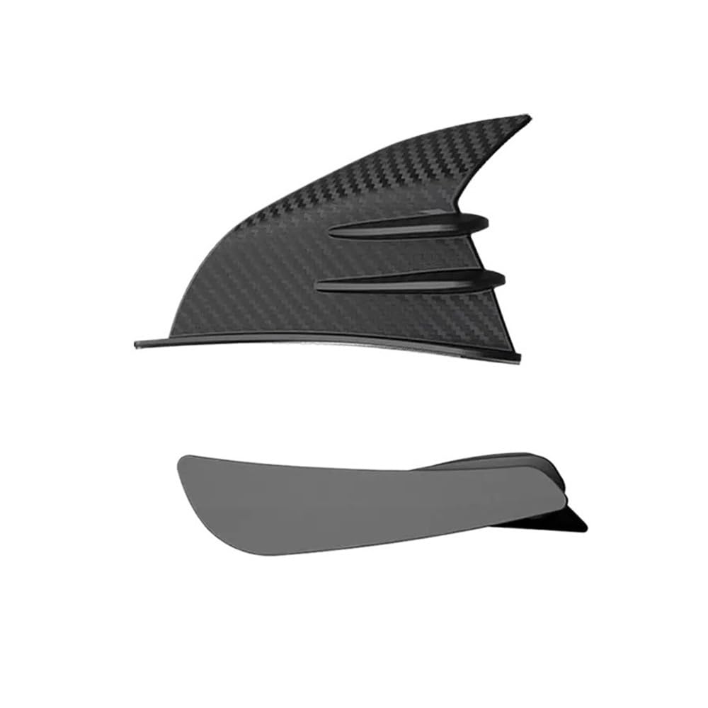 Motorrad-Verkleidungsflügel Aerodynamische Winglets Frontverkleidung Winglets Spoiler(Carbon Fiber-01) von SPeesy