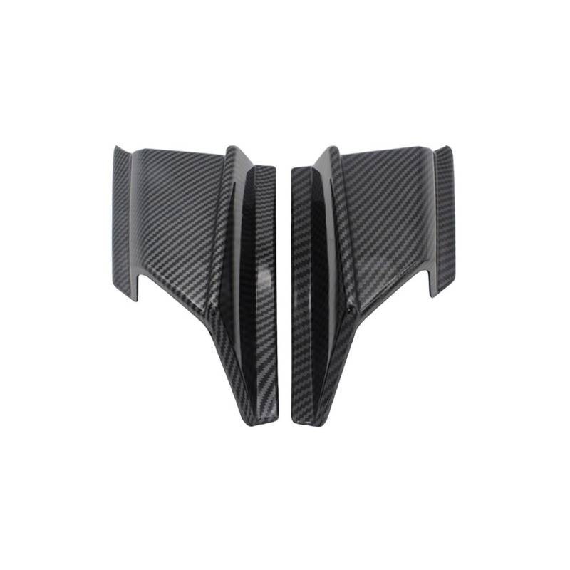 Motorrad Winglet Aero Seite Wind Spoiler Front Verkleidung Schutz Flügel Abdeckung Für ADV150 Für ADV 150 2019 2020(Carbon Fiber Style) von SPeesy