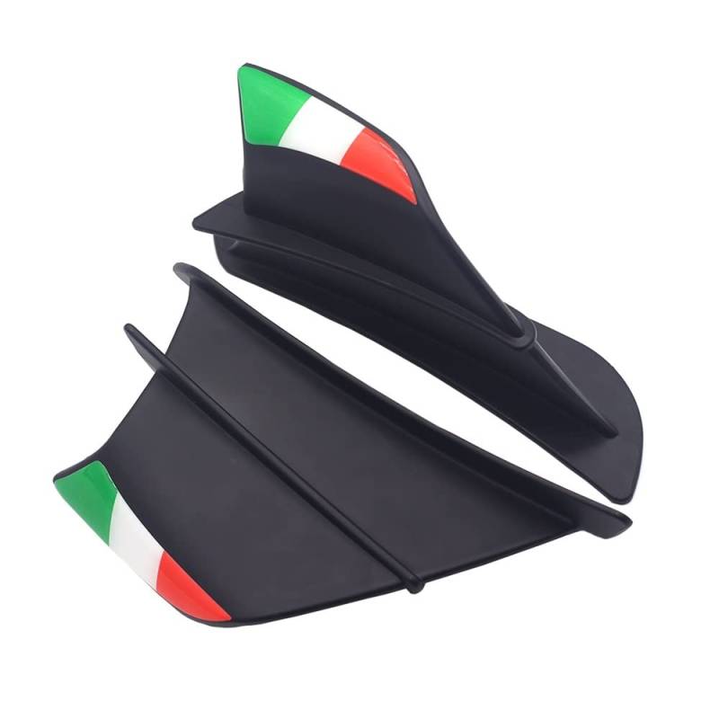 Motorrad Winglet Aerodynamische Flügel Kit Spoiler Air Deflektor Für T&riumph Für ROCKET Für ROADSTER(Color-B) von SPeesy