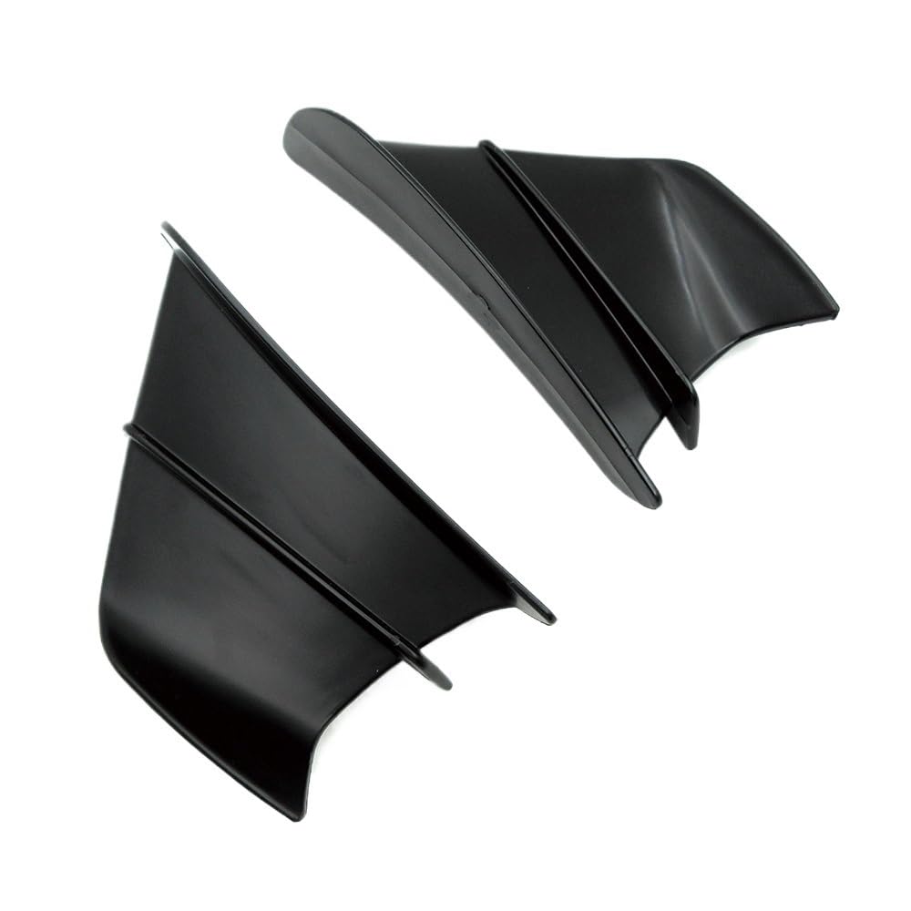 Motorrad Winglet Aerodynamische Flügel Kit Spoiler Für K&awasaki Für Ninja Für Z650 Für Z750 Für Z800 Für Z900 Für Z1000 Für ZX6R Für ZX10R(Black) von SPeesy