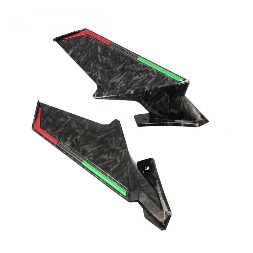 Motorrad Winglet Aerodynamische Flügel Kit Spoiler Für K1600 GT/GTL Für R1200GS Für R1200GS Für ADVENTURE Für R1200R(White) von SPeesy