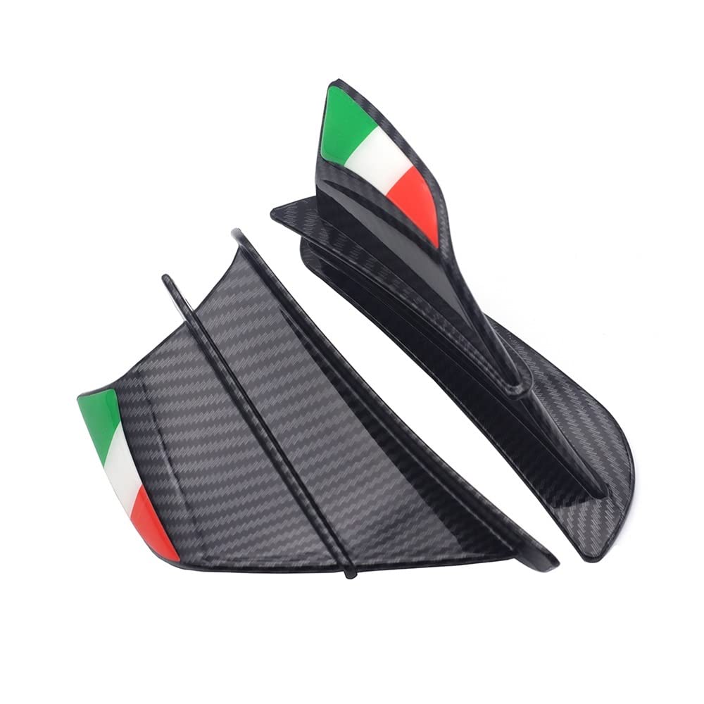 Motorrad Winglet Aerodynamische Flügel Kit Spoiler Zubehör Für Y&amaha Für XSR700 Für XVS 650 1100 Für XVS650 Für XVS1100(Color-C) von SPeesy