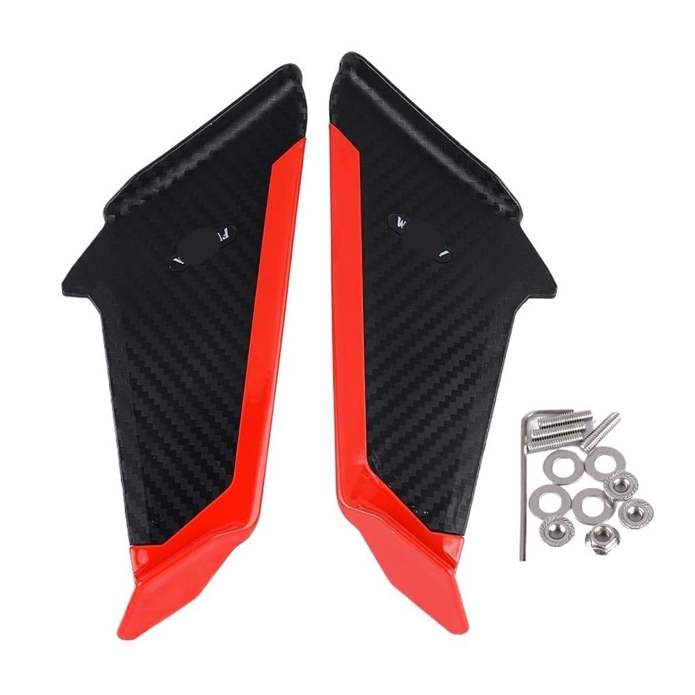 Motorrad Winglet Aerodynamischer Spoiler Flügel Kit Für CBR500R Für CBR600 Für CBR650R Für CBR1000 Für CBR650F Für CBR300R(Color 1) von SPeesy