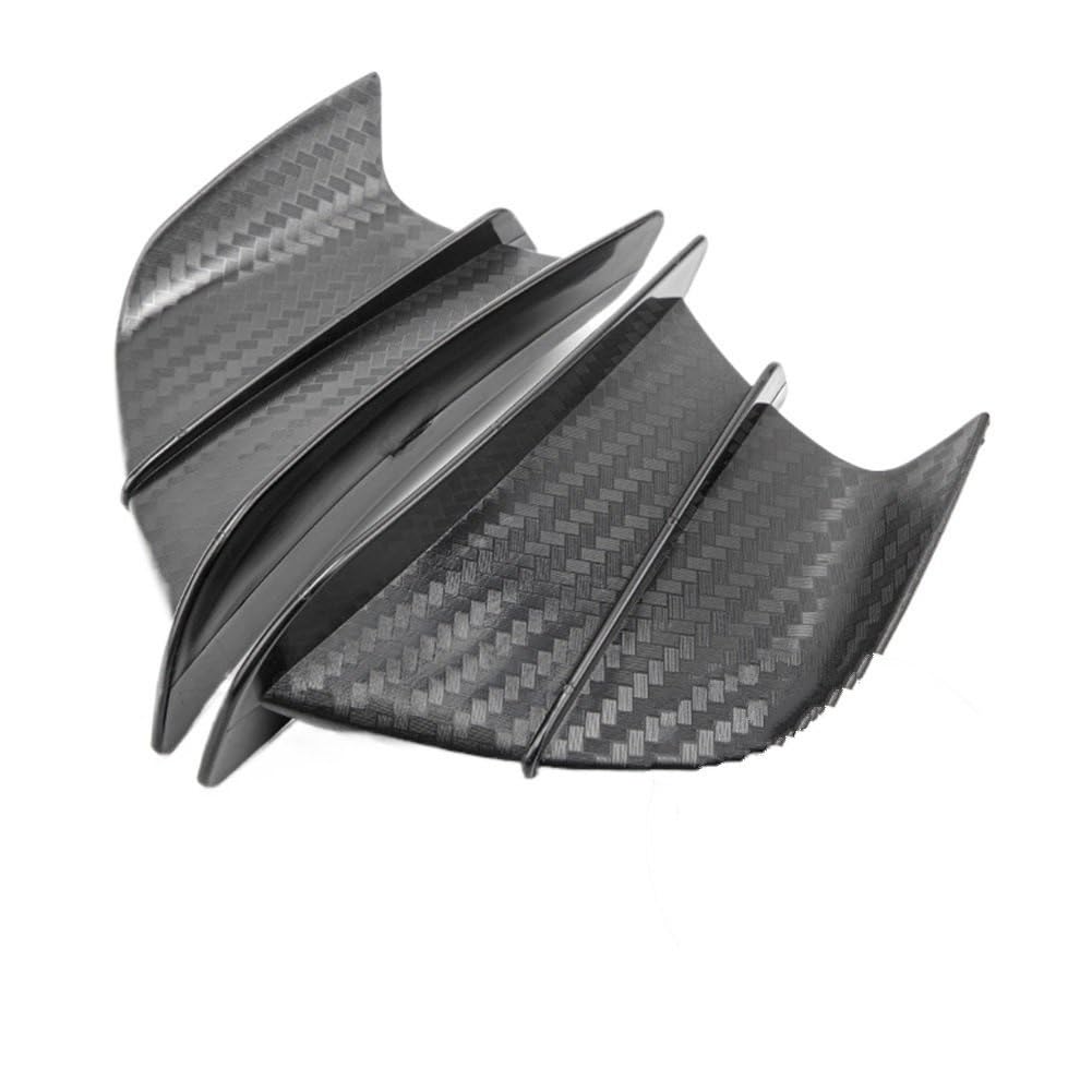 Motorrad Winglet Aerodynamisches Wing Kit Spoiler Protection Guard Wind Für Y&amaha(Black-2) von SPeesy