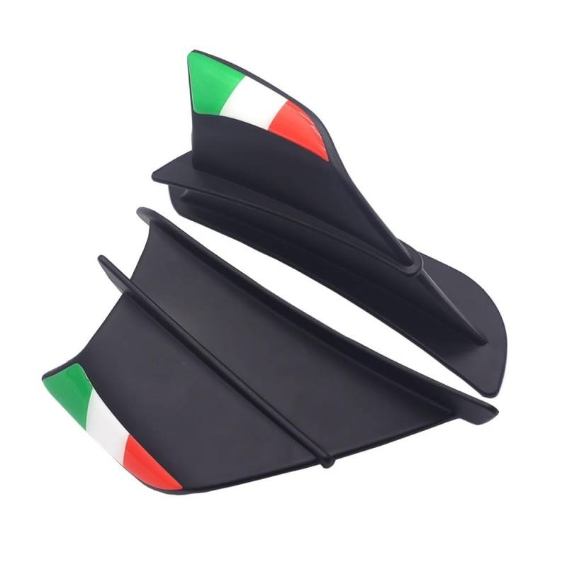 Motorrad Winglets Aerodynamische Flügel Kit Spoiler Für Y&amaha Für YZF Für R1 Für R1M Für RS1 Für R3 Für R6 Für YZF600R Für YZF750R(Color-a0) von SPeesy