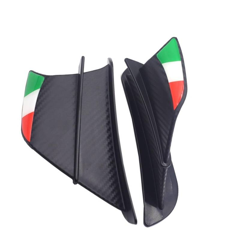 Motorrad Winglets Aerodynamische Wind Flügel Kit Spoiler Für RS1250R Für RS1250RS Für R1250GS Für ADVENTURE LC Für R1150GS Für R1150RT(Color-B) von SPeesy