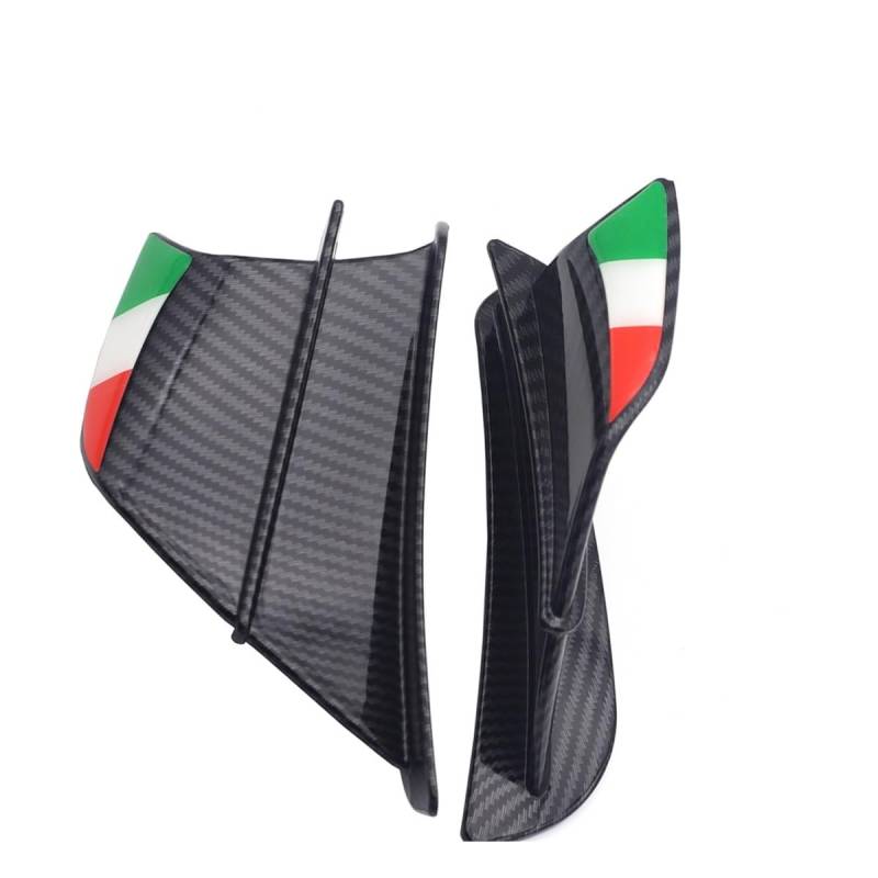 Motorrad Winglets Aerodynamische Wind Flügel Kit Spoiler Für T&riumph Für ROCKET Für ROADSTER(Color-C) von SPeesy