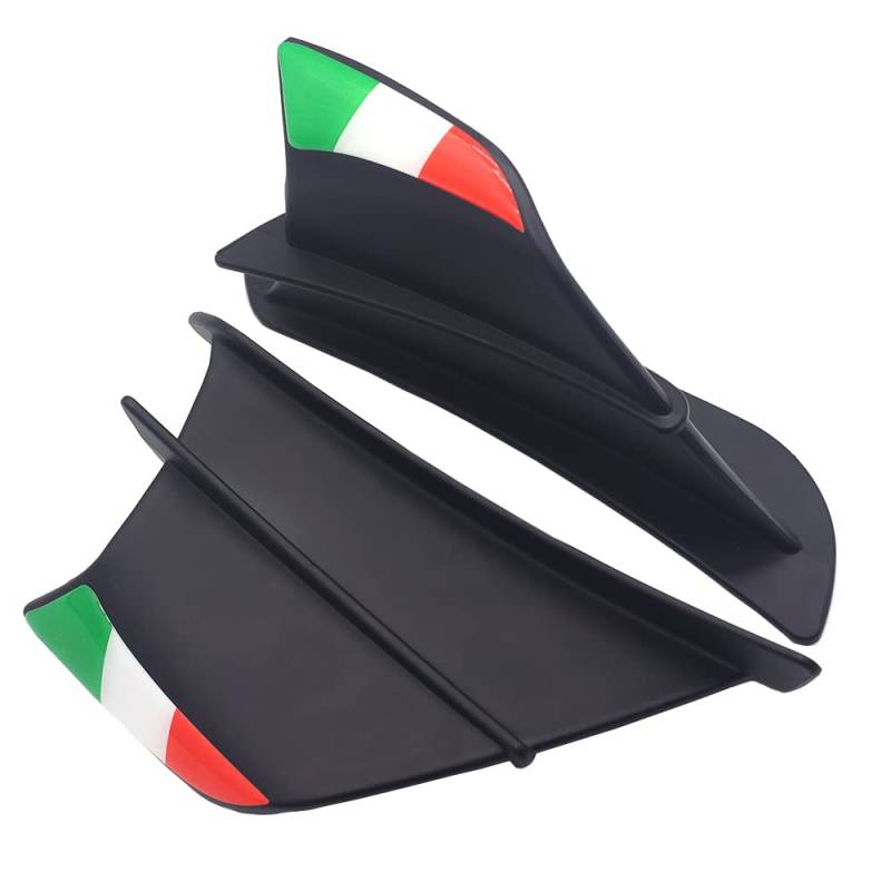 Motorrad Winglets Aerodynamische Wind Wing Kit Spoiler Zubehör Für Steed Für Transalp Für Zoomer(Color-D) von SPeesy