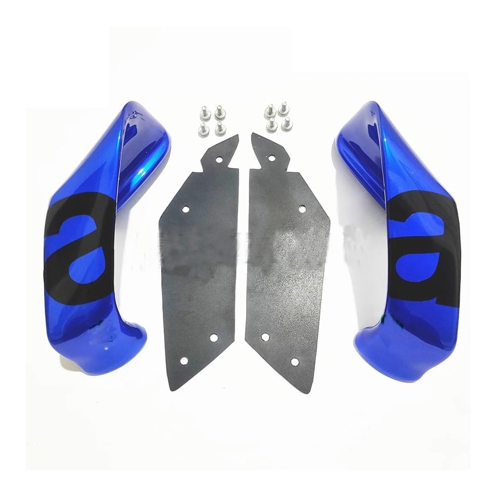 Motorrad Winglets Frontverkleidung Flügel Aerodynamischer Abtrieb Spoiler Für A&prilia Für RS4 125 50 Für RSV 1000R Für RS125 Für RSV1000(Blue) von SPeesy