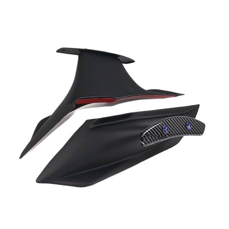 Motorrad Winglets Verkleidung Kit Aerodynamische Flügel Spoiler Fester Spoiler Für CBR650R Für CBR650 Für CBR 650 R 650R 2019-2021(Matte Black) von SPeesy