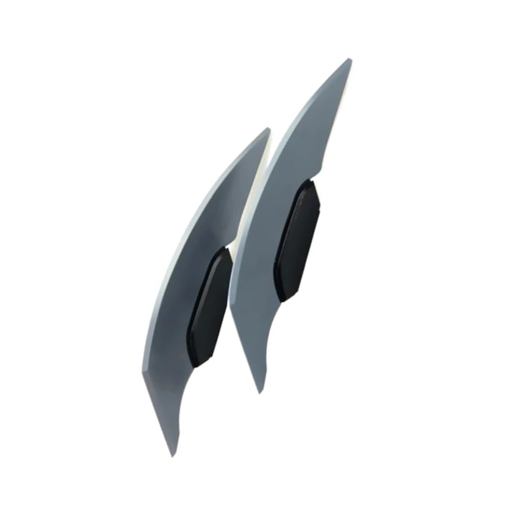 Universal Motorrad Winglet Aerodynamischer Spoiler Dynamischer Flügel Dekoration Aufkleber Für Motorrad Roller(Gray) von SPeesy