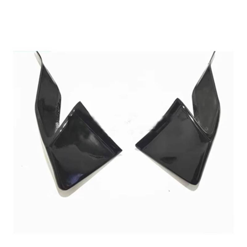 Winglet Aerodynamischer Spoilerflügel Frontverkleidung Abtrieb Mit Schrauben Motorradteile Für Für GSXR 250 Für GSX 250R C(Type 1 Black 021) von SPeesy