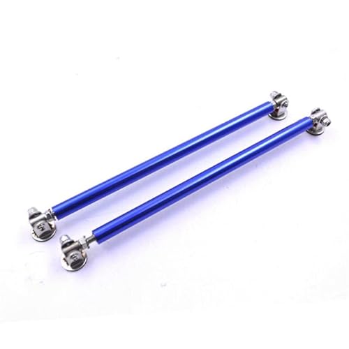 Auto Front StoßStange StüTzstange 2x Universal Racing verstellbarer vorderer hinterer Stoßfänger Lip Splitter Support Bar Kit 200 mm Car Styling Tunning FrontstoßStange Lippe Splitter Strebe(Blue) von SQIANKUN