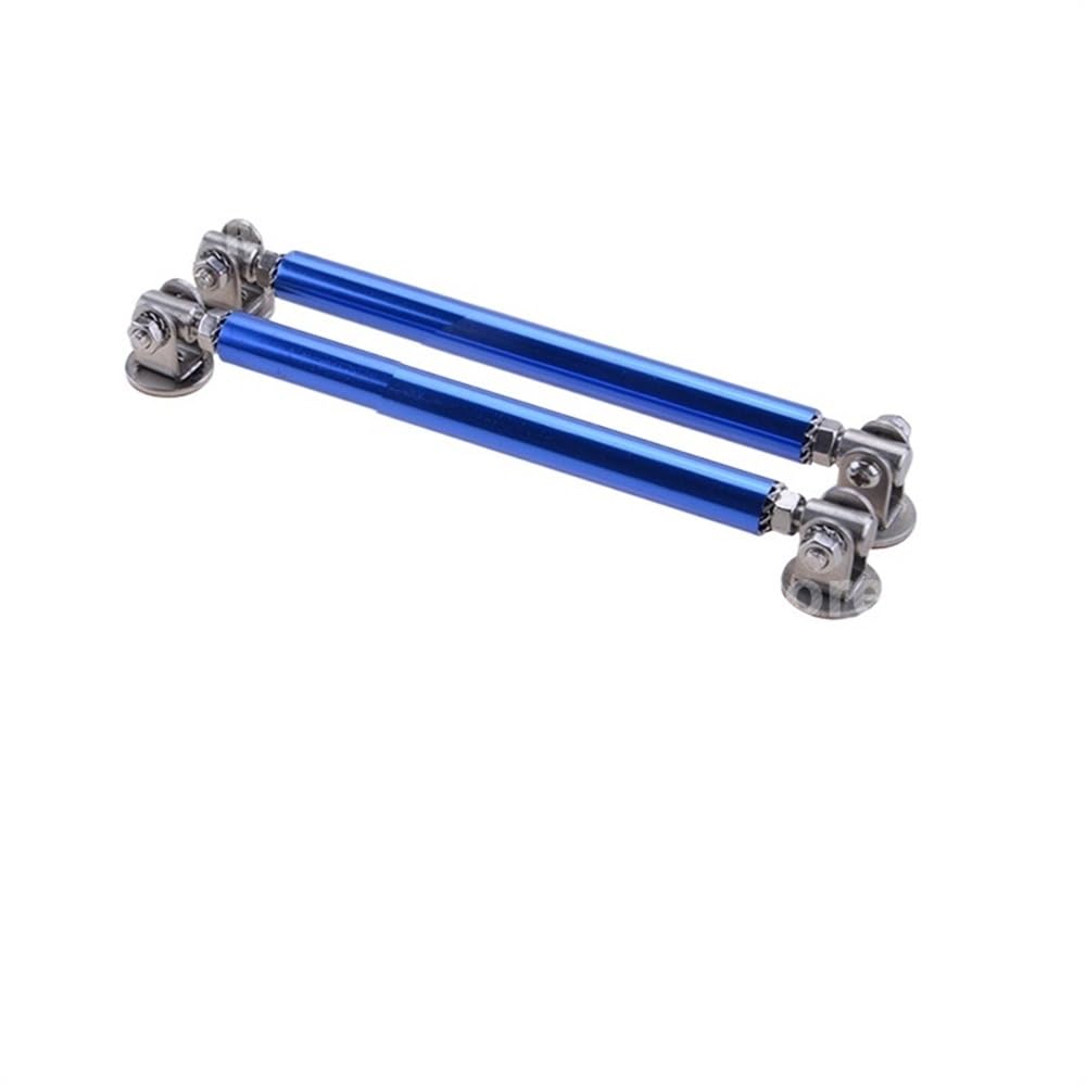 Auto Front StoßStange StüTzstange Universelles, verstellbares Stoßstangenlippen-Splitter-Strebenstangen-Krawatten-Stützstangen-Set FrontstoßStange Lippe Splitter Strebe(10cm Blue) von SQIANKUN