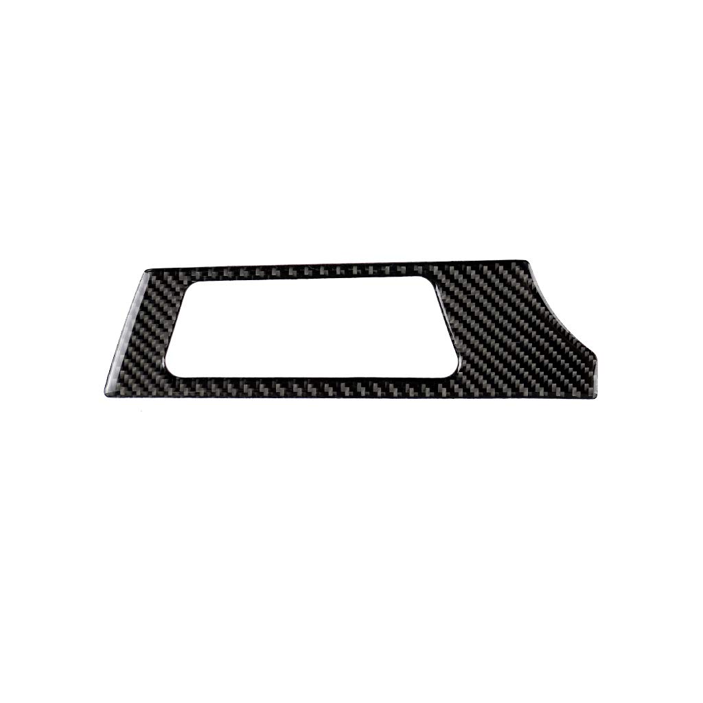 Interieurleisten Auto Linke Klimaanlage Outlet Panel Cover Trim Kohlefaser Aufkleber Passend for BMW E90 E92 E93 2005-2012 Innenausstattung Interieur Dekor Carbon(Noir) von SQIANKUN