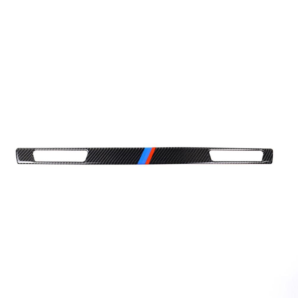 Interieurleisten Car Styling Interior Carbon Fiber Aufkleber Copilot Water Cup Holder Panel Strip Trim Zubehör Passend for BMW 3er E90 E92 E93 Interieur Dekor Carbon von SQIANKUN