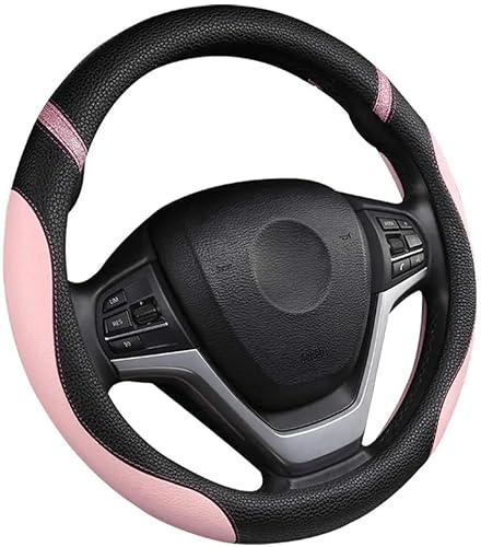 Lenkradbezug Universelle Lenkradabdeckung for modische, niedliche Lenkradabdeckung for Auto 15 Zoll Lenkrad BezüGe(Pink) von SQIANKUN