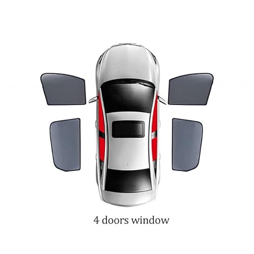 Auto Sonnenblende Für City 2015-2021 Magnetische Sonne Schutz Glas Sonnenschutzdach Abdeckung Auto Mesh Schatten Windschutzscheibe Vorhang Visier Auto Sonnenschutz Fenstervisiere(Side Windows) von SQRHDF