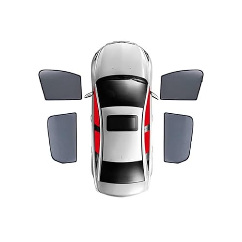 Auto Sonnenblende Für Skoda Für Octavia 5E Für Combi Für Wagon 2013-2020 Fenster Sonnenschutz Glas Schild Innen Sonnenblende Mesh Auto Vorhang Auto Sonnenschutz Fenstervisiere(Side Windows) von SQRHDF