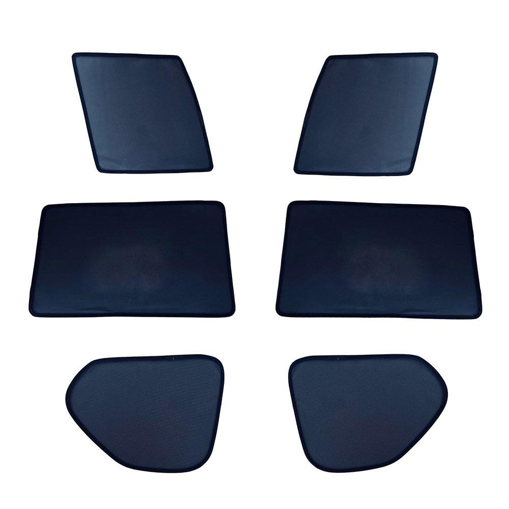 Auto Sonnenblende Magnetischer Sonnenschutz Für Seitenfenster, UV-Schutz, Strahlenblockierendes Netzvisier Für Ford Für Mondeo 2009–2012 Auto Sonnenschutz Fenstervisiere(All 6 PCS) von SQRHDF