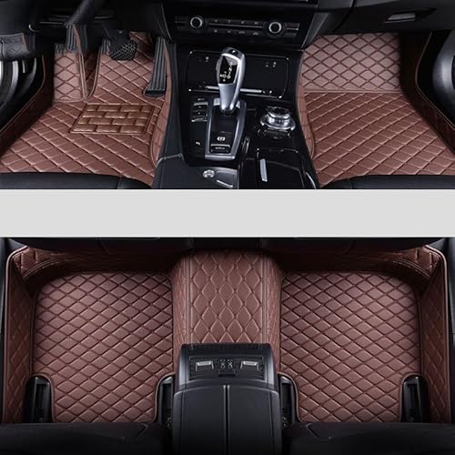 Fußmatte Pkw Benutzerdefinierte Auto-Fußmatten Für Lexus UX UX200 UX250h Autozubehör Fußteppich Teppich Innenteile Auto Leder Fussmatten(Kaffee) von SQRHDF