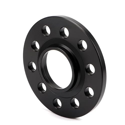 Spurverbreiterung Aluminium 2/4 Stück 3/5/810 Mm Spurverbreiterungsadapter PCD 5 X 114,3 CB 70,6 Mm Passend Für 5 Laschen Für Ford Für Mustang Spurverbreiterung Spurplatten(2PCS 15mm Black) von SQRHDF