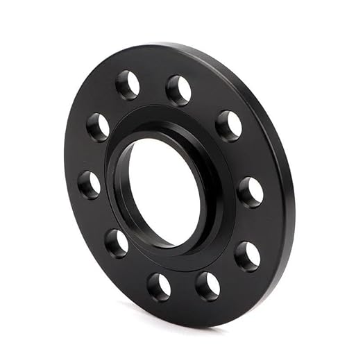 Spurverbreiterung Aluminium 2/4Stück 3/5/8/10/12mm Rad Spacer Adapter PCD 5x120 CB 65,1mm Für 5lug Universal Auto Spurverbreiterung Spurplatten(2PCS 5mm Black) von SQRHDF