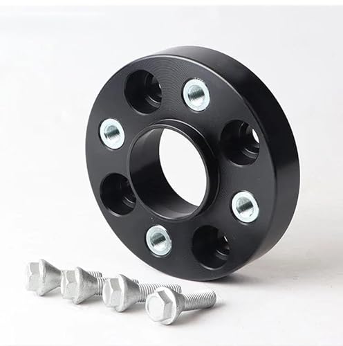 Spurverbreiterung Aluminium 2 Stück PCD 4x 100 ID = OD = 56,1mm Auto Aluminium Rad Spacer Adapter 15/20/25/30mm Flansch Für Fit Für Jazz Spurverbreiterung Spurplatten(2PCS 30mm black) von SQRHDF