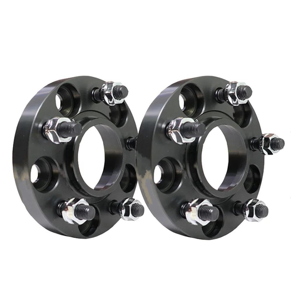 Spurverbreiterung Aluminium 2PCS PCD 5x120 CB 72,6 7075-T6 Rad Spacer Adapter Für Rollen Für Dawn Ghost Für Phantom Wraith Für Separador Auto Zubehör Spurverbreiterung Spurplatten(Black spacer 35mm) von SQRHDF