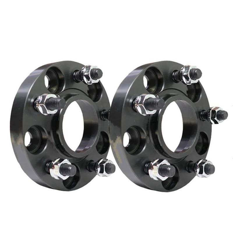 Spurverbreiterung Aluminium 2PCS PCD 5x120 CB 72,6 7075-T6 Rad Spacer Adapter Für Rollen Für Dawn Ghost Für Phantom Wraith Für Separador Auto Zubehör Spurverbreiterung Spurplatten(Black spacer 35mm) von SQRHDF