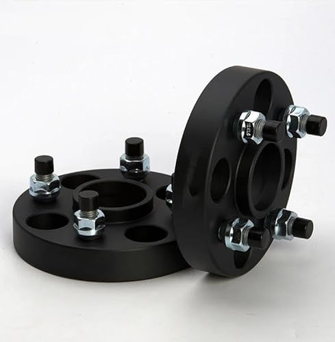 Spurverbreiterung Aluminium 2Pieces 20/25/30/35/40mm Customization Wheel spacers Conversion adapters PCD 4x115 to 4x108 4x100 4x114.3 Spurverbreiterung Spurplatten(2PCS 15mm Black) von SQRHDF