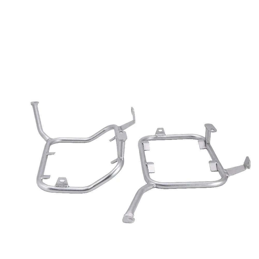 Gepäckträger Edelstahl Hinten Gepäck Rack Für XADV 750 2021 2022 2023 Motorrad Stamm Top Fall Sattel Packtaschen Halterung Motorrad Hinten Gepäckträger(Silver Pannier Rack) von SQTGJJJ