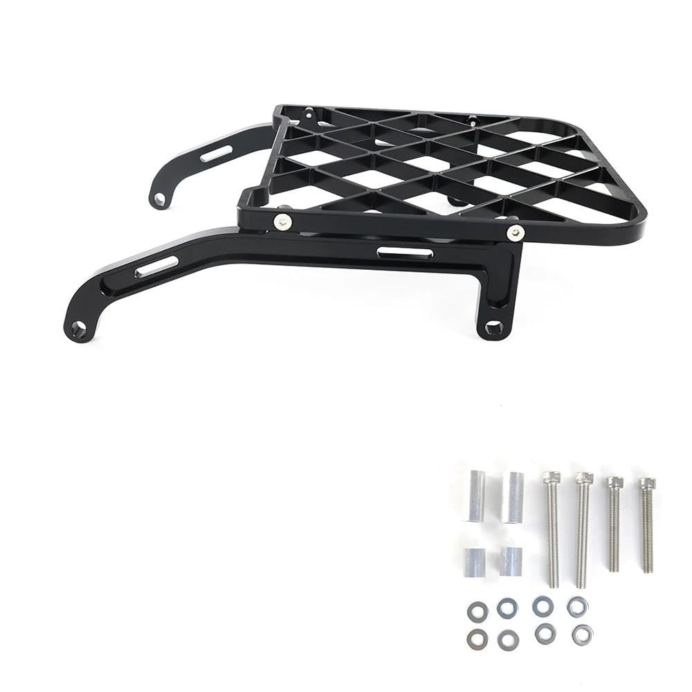 Gepäckträger Für CRF250L/Für Rally 2012-2020 2021 Rack Mount Rückenlehne Regal Halter Motorrad Gepäck Halter Halterung Motorrad Hinten Gepäckträger(Schwarz) von SQTGJJJ