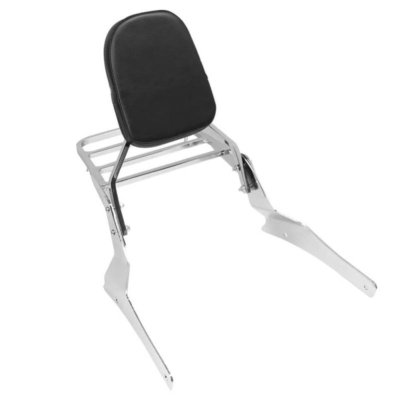 Gepäckträger Motorrad Chrom Hinten Sissy Bar Rückenlehne Gepäck Rack Für Suzuki Für Volusia VL800 Für Boulevard M50 C50 2005-2011 Motorrad Hinten Gepäckträger von SQTGJJJ