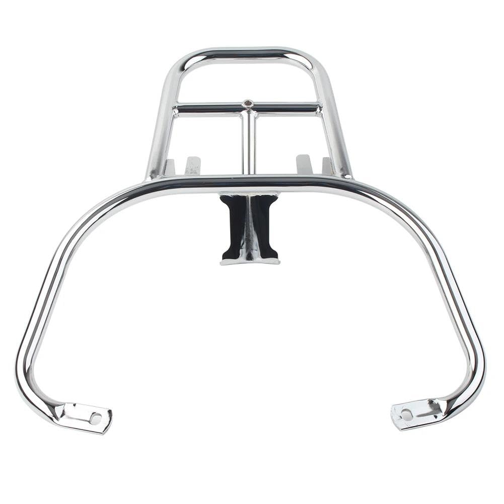 Gepäckträger Motorrad Gepäck Rack Hinten Sitz Fracht Rack Halter Unterstützung Für Vespa GTS 300 GTS300 Schwarz/Chrom Stahl Motorrad Hinten Gepäckträger(Chrome) von SQTGJJJ