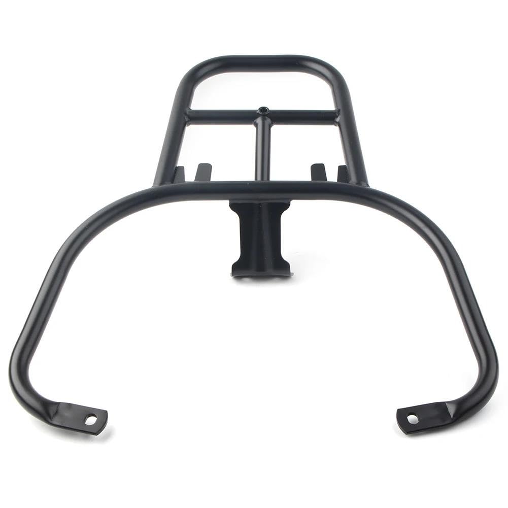 Gepäckträger Motorrad Gepäck Rack Hinten Sitz Fracht Rack Halter Unterstützung Für Vespa GTS 300 GTS300 Schwarz/Chrom Stahl Motorrad Hinten Gepäckträger(Schwarz) von SQTGJJJ