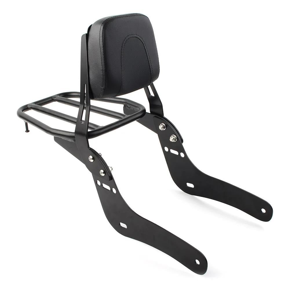 Gepäckträger Motorrad-Rückenlehne Sissy Bar + Gepäckträgerpolster Für Rebel 500 300 CMX500 CMX300 2017 2018 2019 2020 Motorrad Hinten Gepäckträger von SQTGJJJ