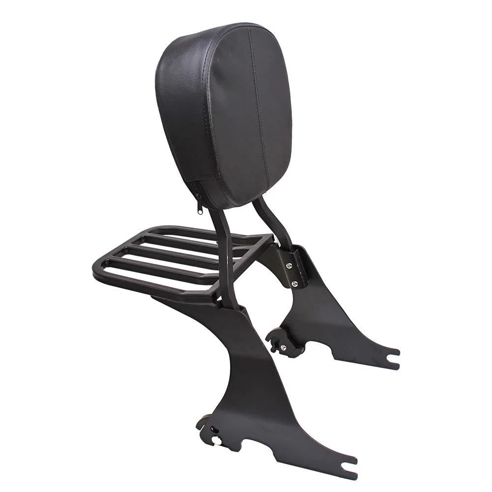 Gepäckträger Motorrad Sissy Bar Rückenlehne Gepäckträger Für Sportster Iron 883 XL1200 XL883N XL1200V Für Custom Seventy Two 48 2004-2017 Motorrad Hinten Gepäckträger von SQTGJJJ