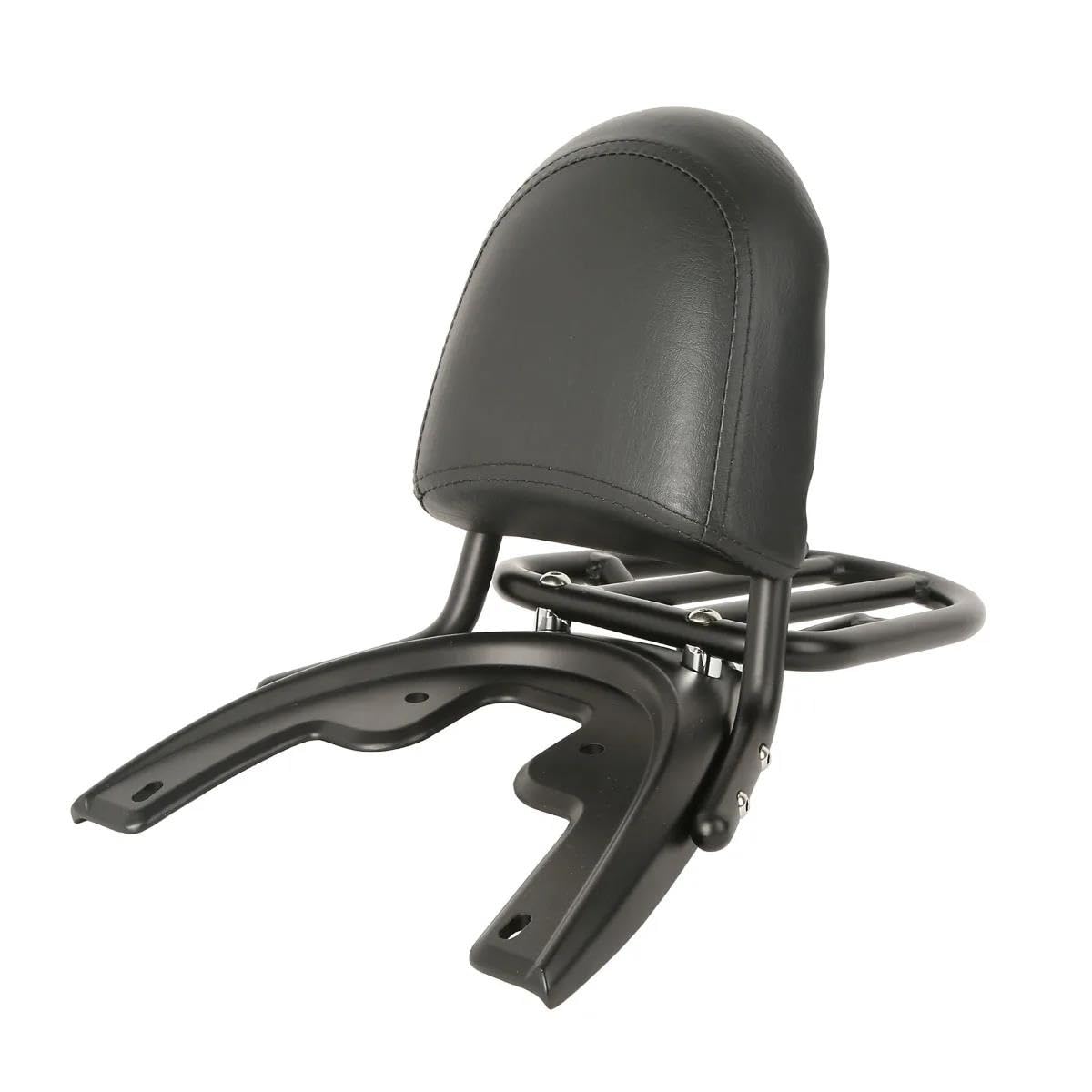 Gepäckträger Motorrad Sissy Bar Rückenlehne Gepäckträger & Grundplatte Für Für VRSCSE 2005 Für VRSCA VRSCB VRSCD 2002-2006 Motorrad Hinten Gepäckträger(Schwarz) von SQTGJJJ