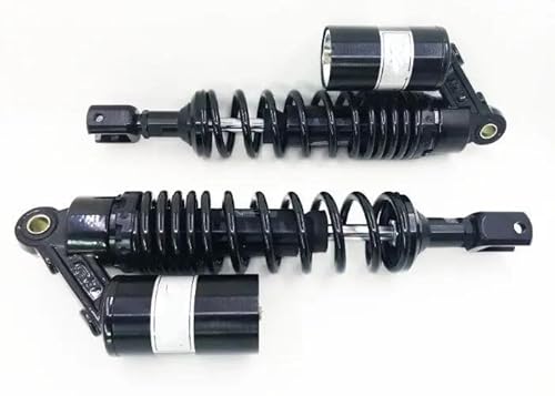 Motorrad Federdämpfung Universal 13,5 "340mm Motorrad Stoßdämpfer Suspension Klemme Für Suzuki Für Kawasaki Roller ATV Quad Schwarz Federstoßdämpfer von SQTGJJJ