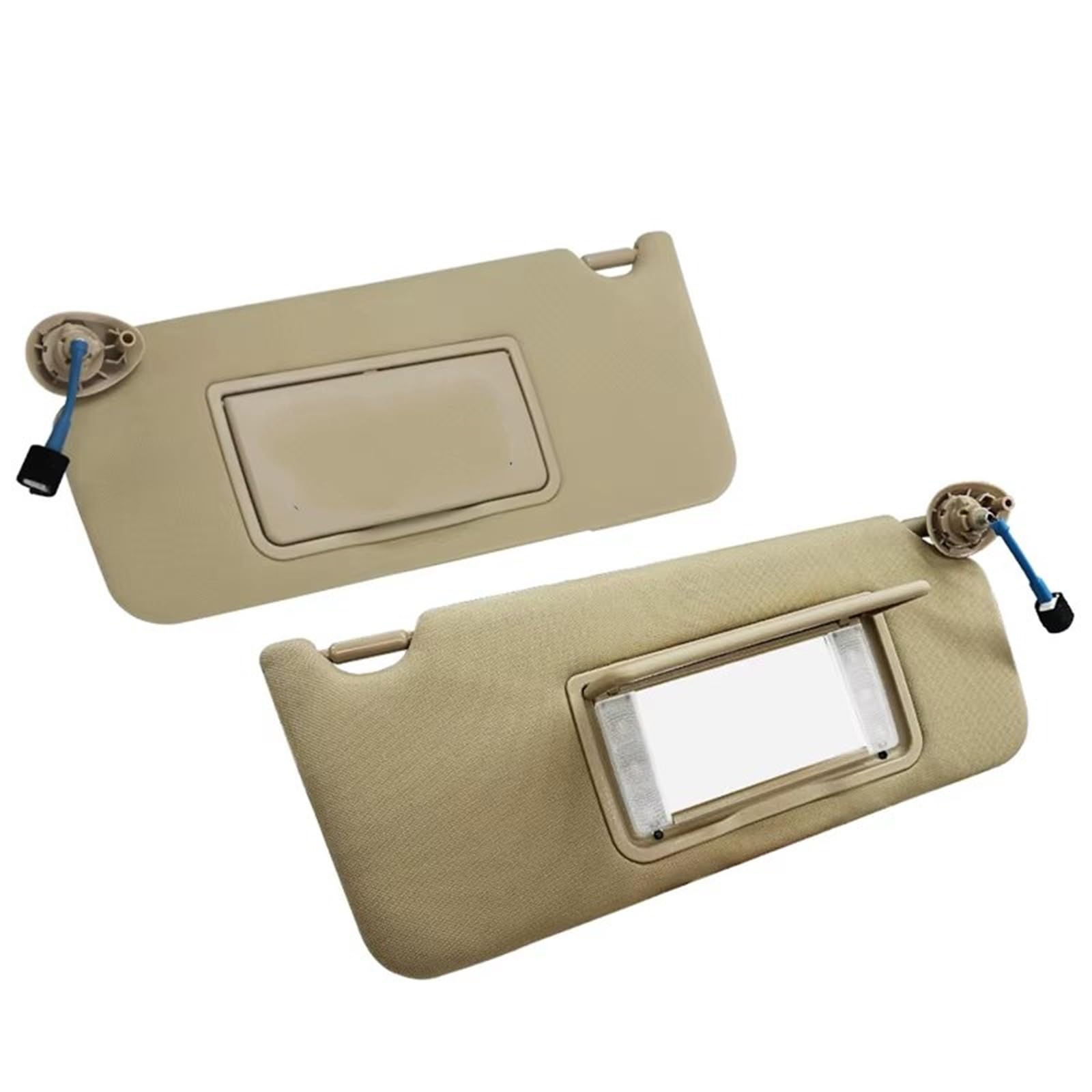 Sonnenschutz 83280-TC0-H91ZB Auto-Sonnenblende Grau-beige Fahrerseite Beifahrerseite Links/rechts Für Accord 2008–2012 Coupe Limousine Für Crosstour Sonnenblende Auto(Beige 1 Pair) von SQWDWEGF