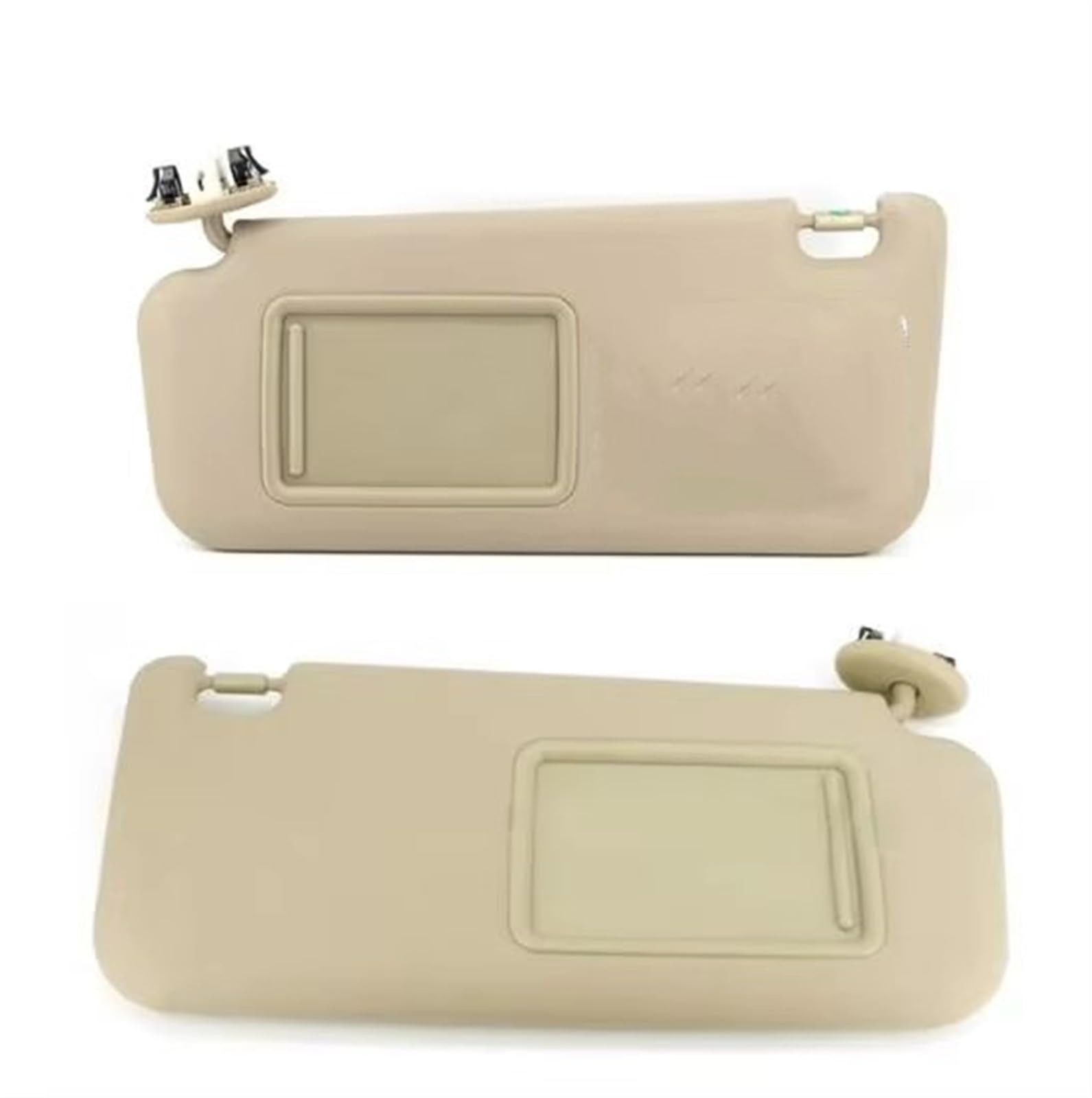 Sonnenschutz Autozubehör Mit Einem Make-up-Spiegel Sonnenblende Für Toyota Für RAV4 2006 2007 2008 2009 2010 2011 2012 Sonnenblende Auto(A Pair of Beige) von SQWDWEGF