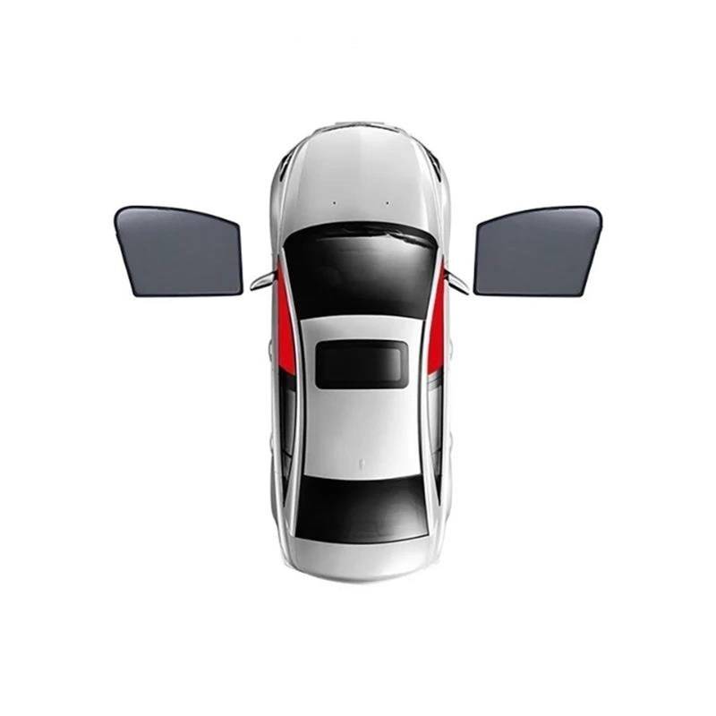 Sonnenschutz Für Kia Für Sportage QL 2015-2021 Magnetischer Auto-Sonnenschutzschild Frontscheibenrahmen Vorhang Rückseite Babyfenster Sonnenschutzvisier Sonnenblende Auto(2PCS Front) von SQWDWEGF