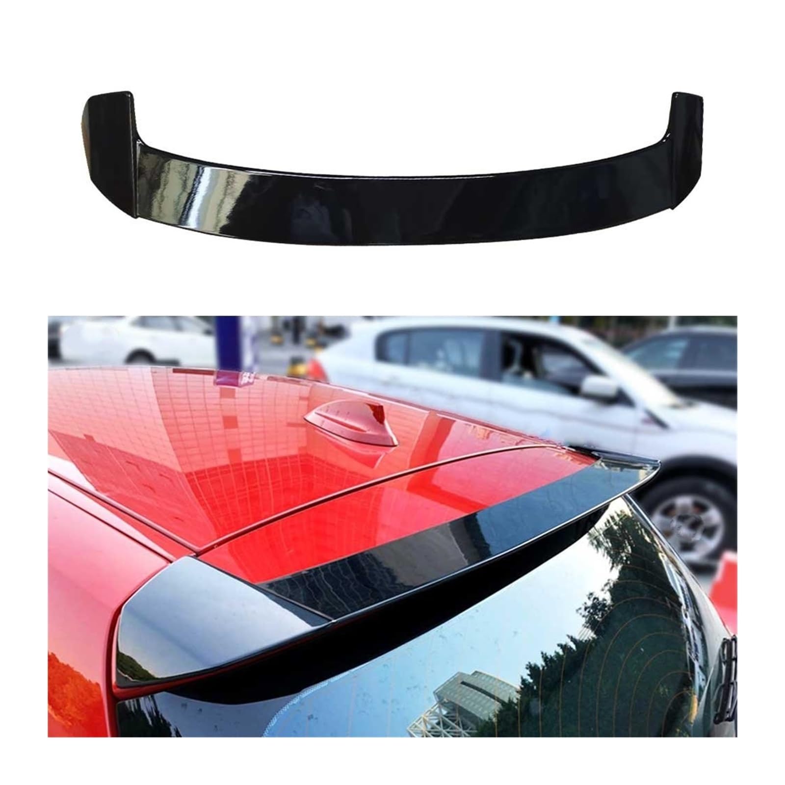 Auto Spoiler Für 1 Serie F20 21 2009 2010 2011 2012 2013 2014 2015-2018 Hinten Dach Spoiler Stamm Schwanz Flügel Heckspoiler(Carbon Look) von SRESSKGA