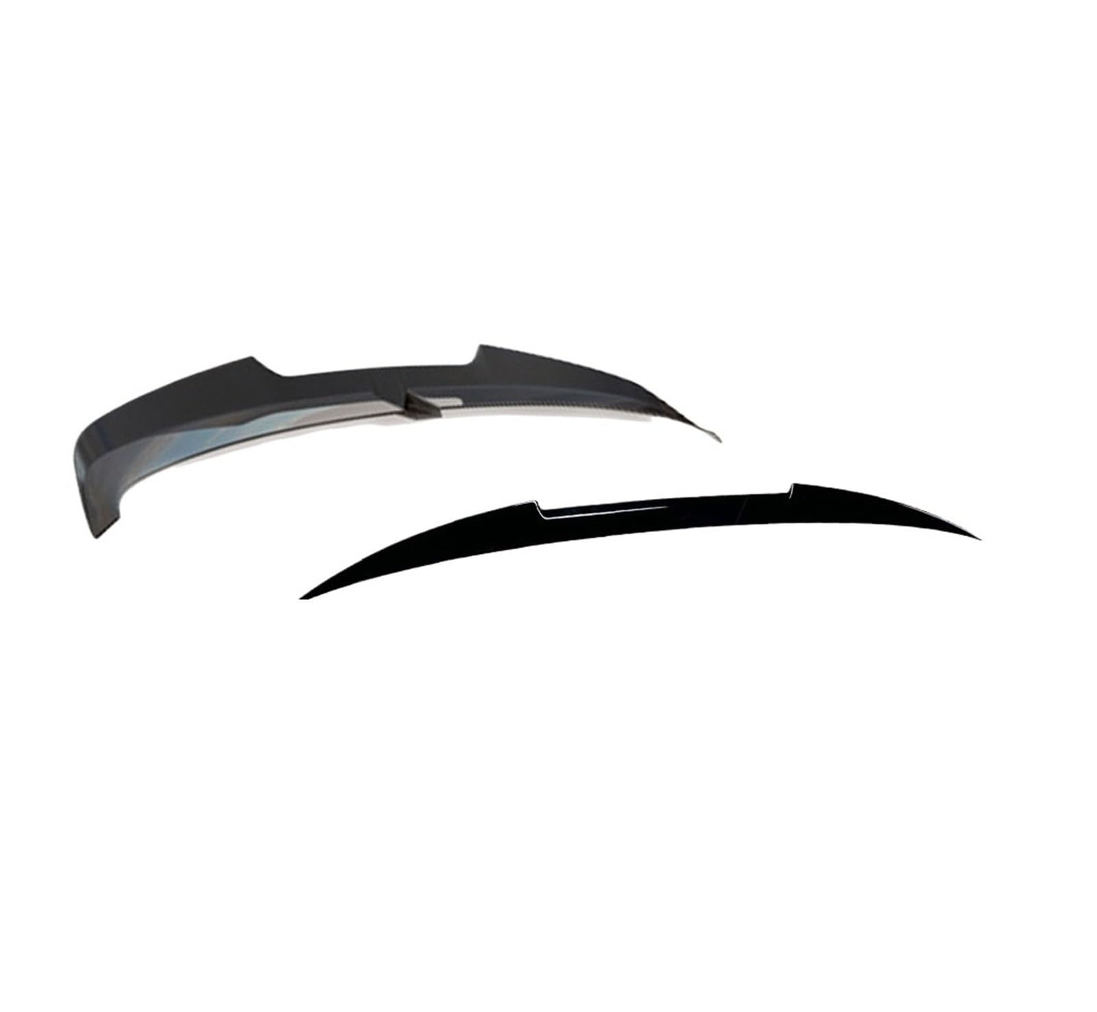 Auto Spoiler Für A3 8Y Für Sportback 2020 2021 2022 2023 Hinten Stamm Mid Spoiler Lip Dach Schwanz Flügel Heckspoiler(KIT Black) von SRESSKGA