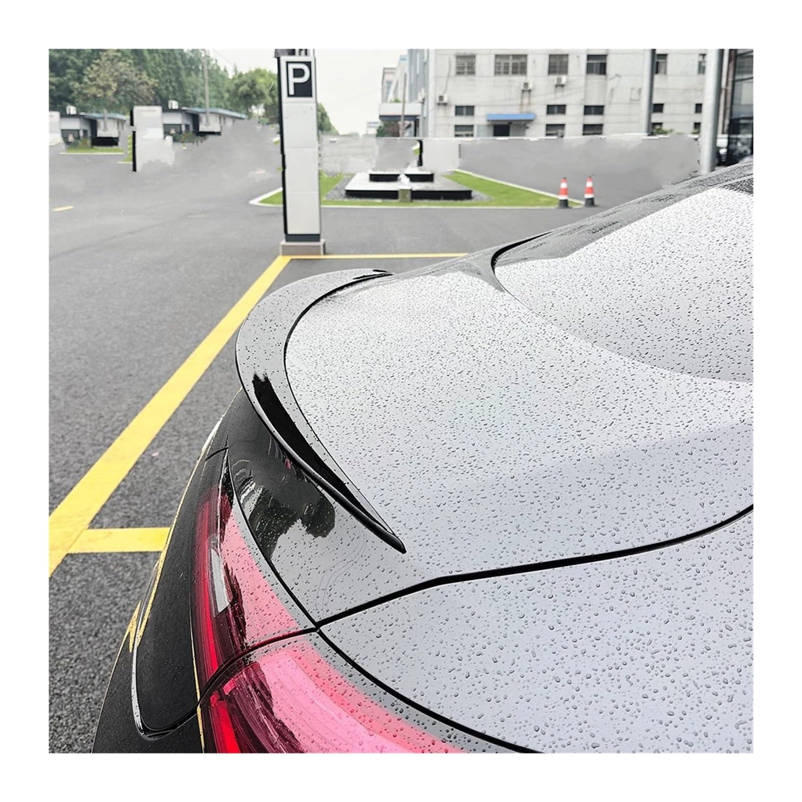 Auto Spoiler Für Benz Für CLE Für Coupe C236 Für CLE260 Für CLE300 Für CLE53 Für AMG 2024+ Auto Heckspoiler Mittelspoiler Heckspoiler(Gloss Black 3) von SRESSKGA